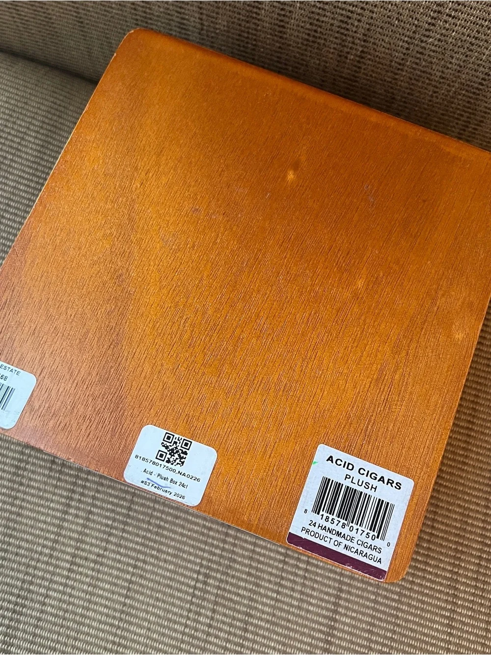 ACID By Drew Estate Empty Cigar Box